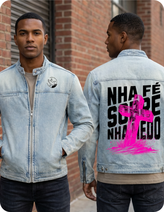 Jacket  Denim Unisex Vintage Wash Zip