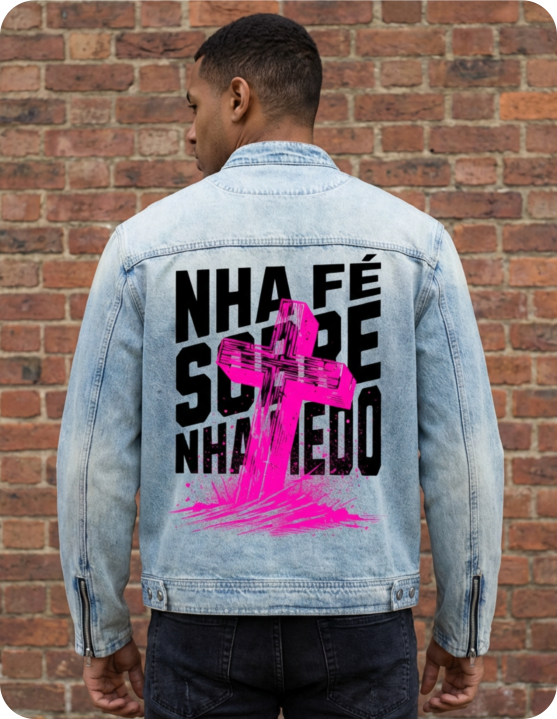 Jacket  Denim Unisex Vintage Wash Zip